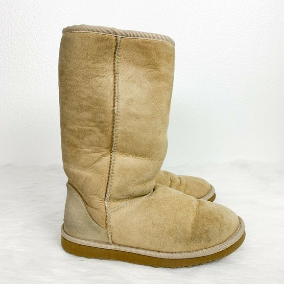 UGG Shoes - UGG 6W Chestnut Classic Tall II Sand Winter Boots